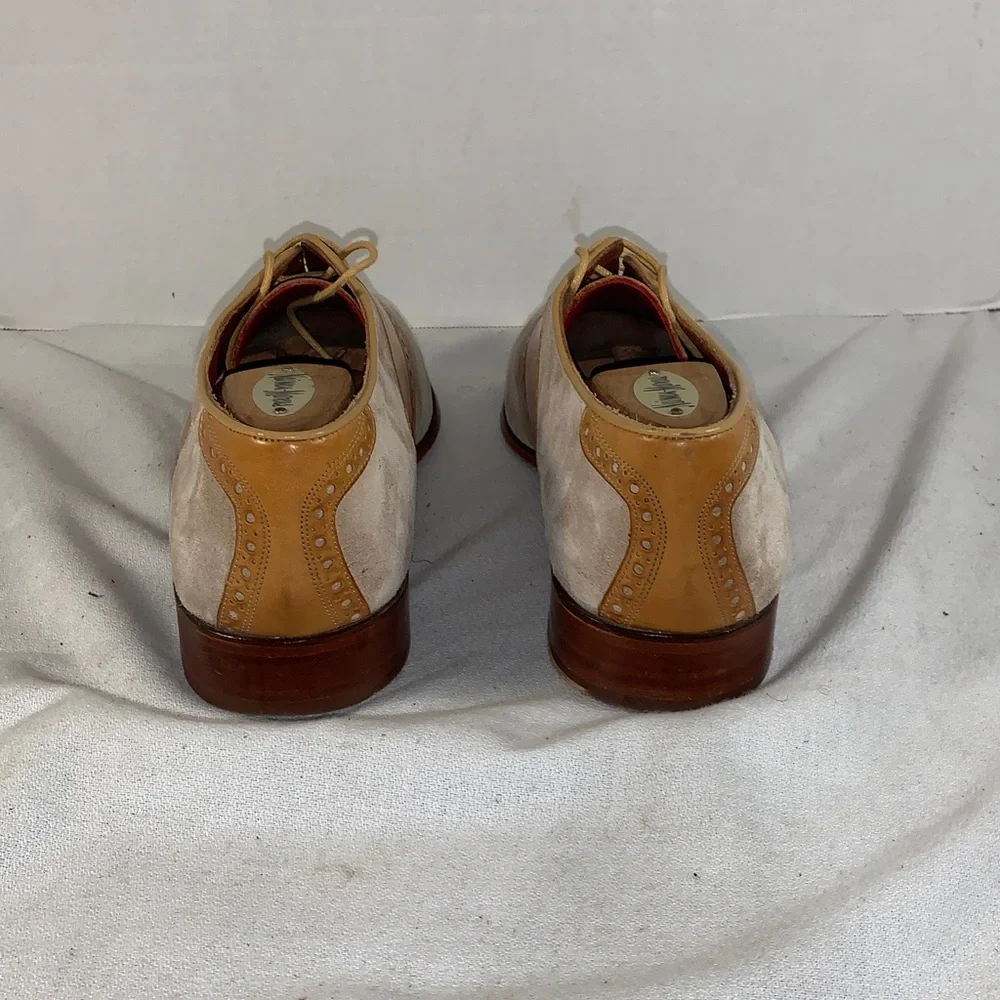 Men's Florsheim  by Duckie BrownTwo-Tone Brown /Tan and Beige Suede Saddle Shoe